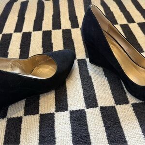 Chic Black Wedge Shoes